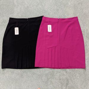 NWT F21 Career Work Pencil Skirts w/ Pleats Bundle